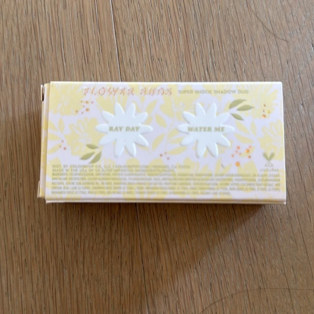 Colourpop super shock shadow duo Flowerbuds NIB